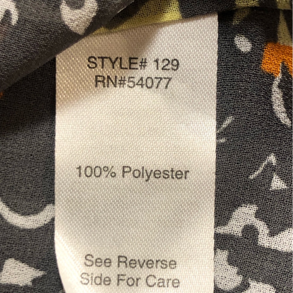 Cabi Sheer Multi Colored Button Up Long Sleeve Sh… - image 5